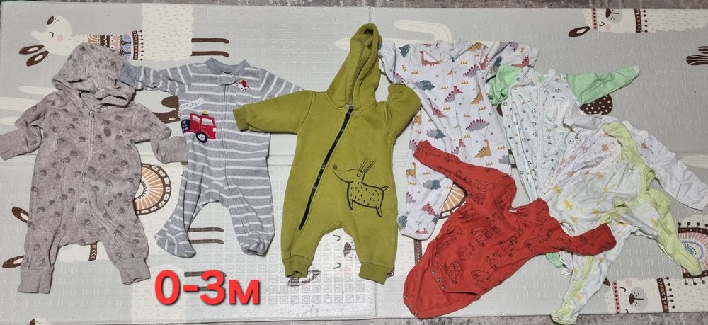 0-3місяці одяг, спальники