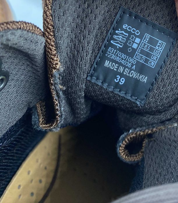 ECCO Track 25 Goretex r.39 oryginalne skórzane buty jesienne damskie stan BDB