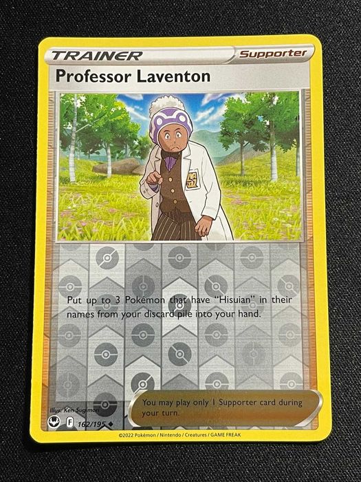 Carta Pokémon Professor Laventon 162/195 Silver Tempest