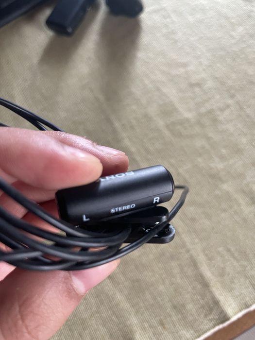 Sony Ecm-W2bt + 2 Ecm-Lv1 novo