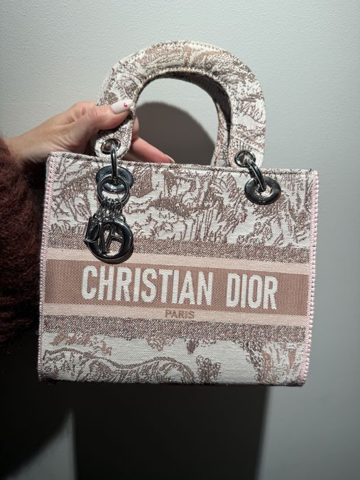 Torebka Christian Dior różowa