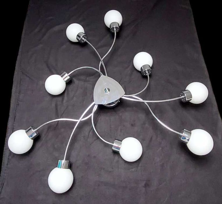 Lampa sufitowa szklana