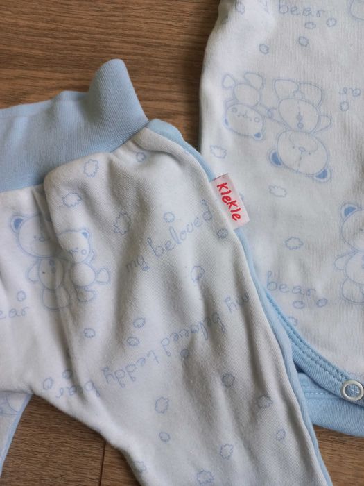 body i spodenki, komplet, roz. 56 jak nowe