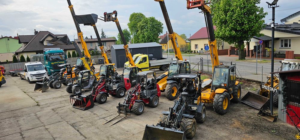 Wynajem Miniładowarek i Koparek, Rębak, Podnośniki Koszowe i Norzycowe