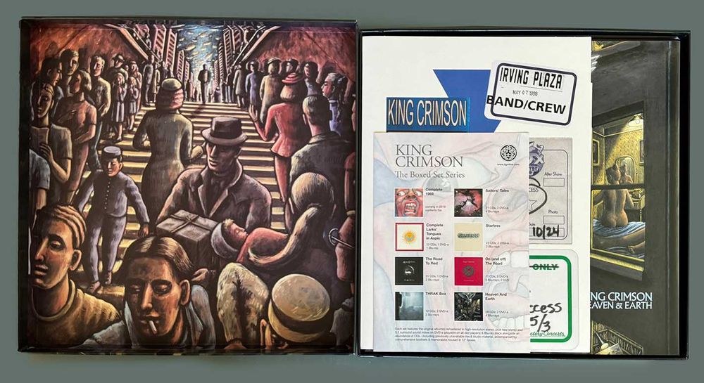 King Crimson_HEAVEN & EARTH: edição de luxo. Como novo.