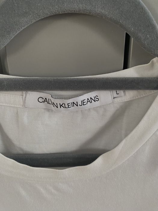 Nowy męski t-shirt bawełniany Calvin Klein rozm.L