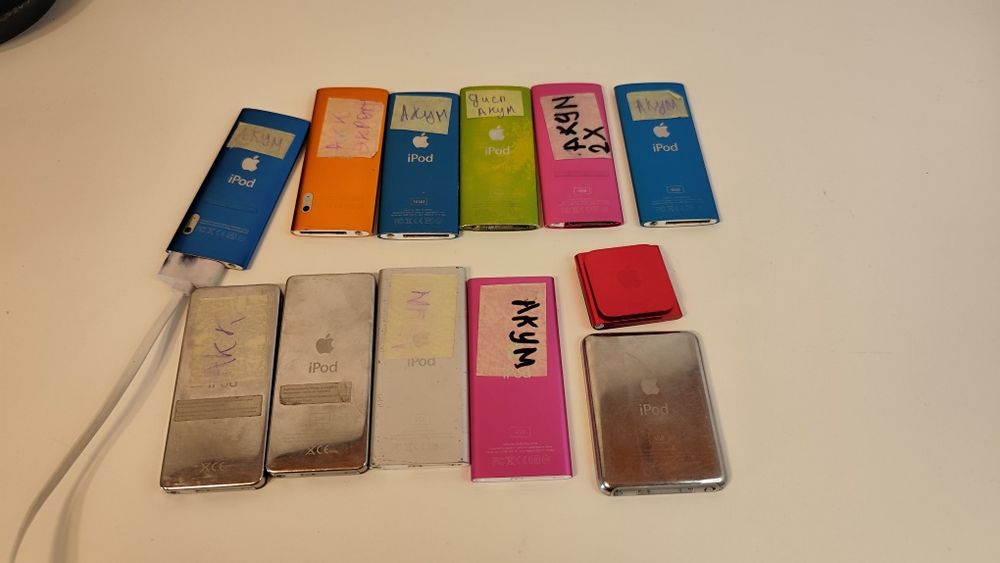 Комплект iPod Nano 12 шт під відновлення та ремонт (1G, 3G, 4G, 5G, 6G)