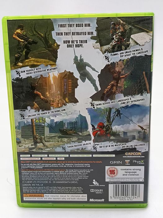 bionic commando microsoft xbox 360