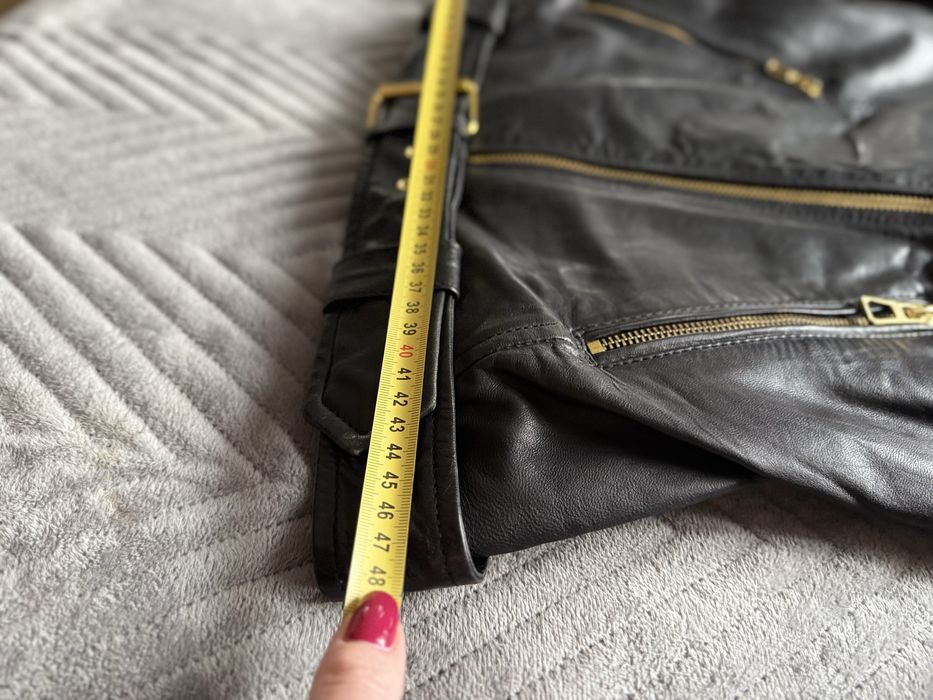 Kurtka skórzana Ochnik S raz założona