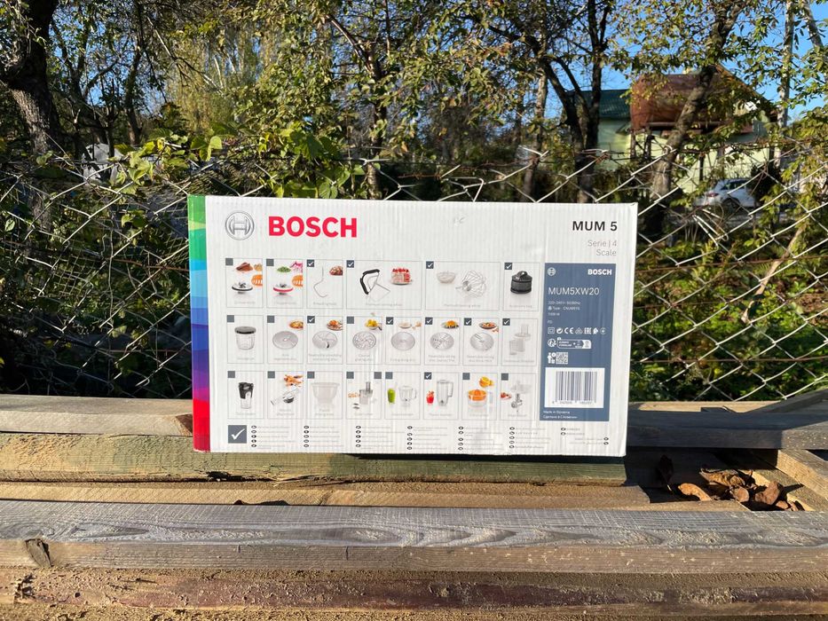 Кухонна машина Bosch MUM5XW20 1000W Нові! Запечатані!