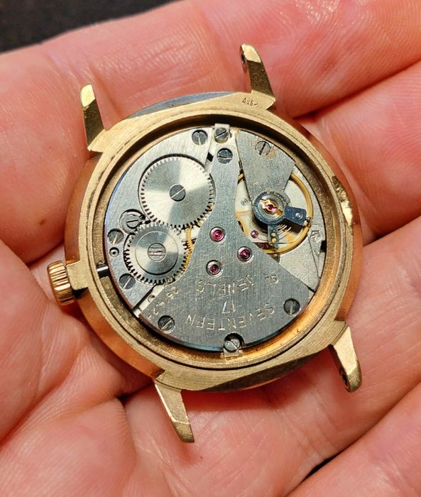 Zegarek Poljot 17 jewels złocony