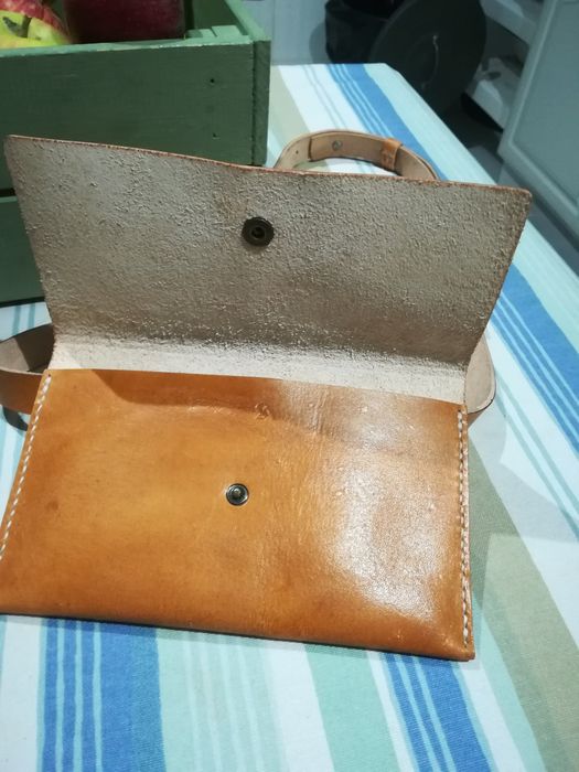 Bolsa cintura pele