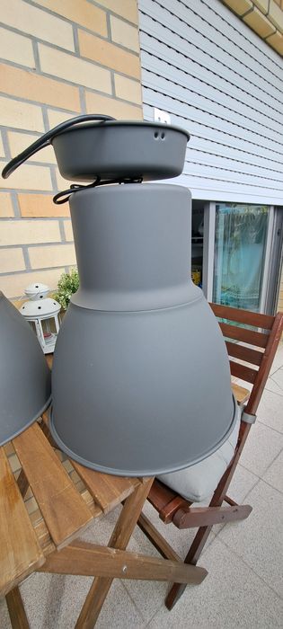 IKEA HEKTAR x2 de 38cm cinzento escuro.