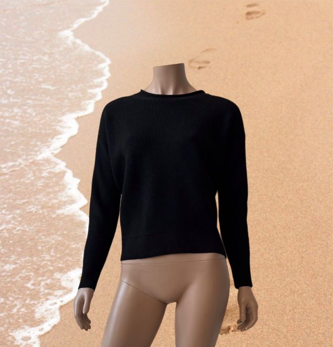 Ralph Lauren sweter wełniany oversize damski S/L