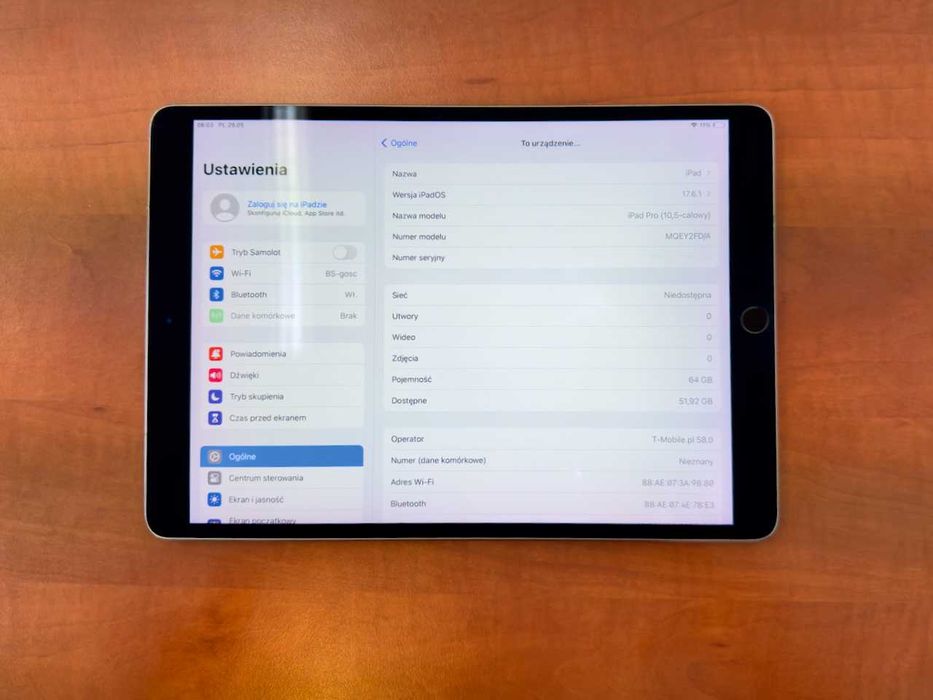 iPad Pro 10,5-calowy A1709 64GB | Gwarancja 6 miesięcy