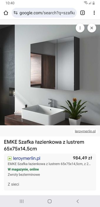 Szafka łazienkowa NOWA