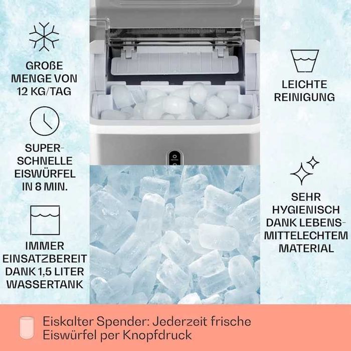 Льодогенератор  ледогенератор льдогенератор Klarstein ChillOut