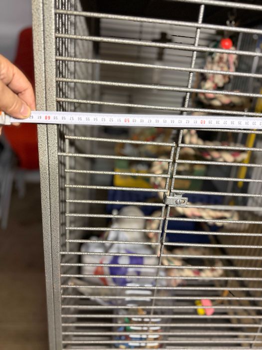 Gaiola Graaaande p/ Araras Papagaios - 100x70x180cm