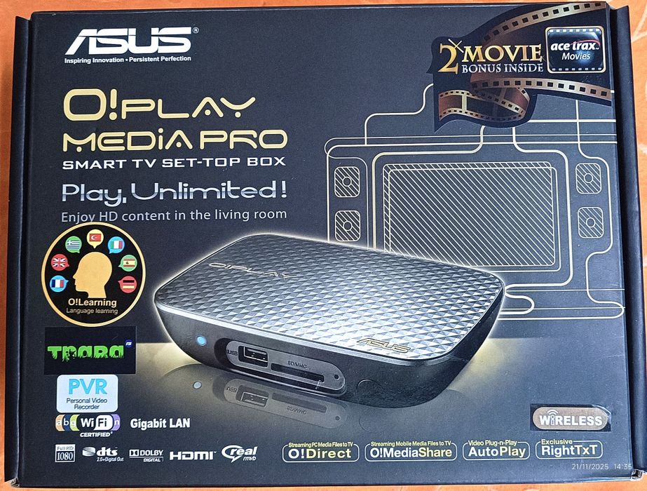 ASUS O!Play Media Pro Smart TV