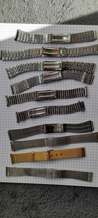 Bransolety zapinane do zegarków