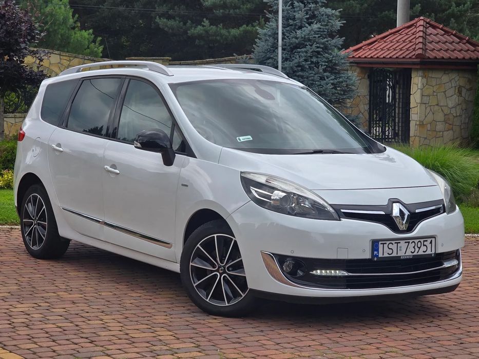 Renault Grand Scenic 1.2 TCe 130KM 2013rok Nawigacja Półskóra Parktronic Alufelgi