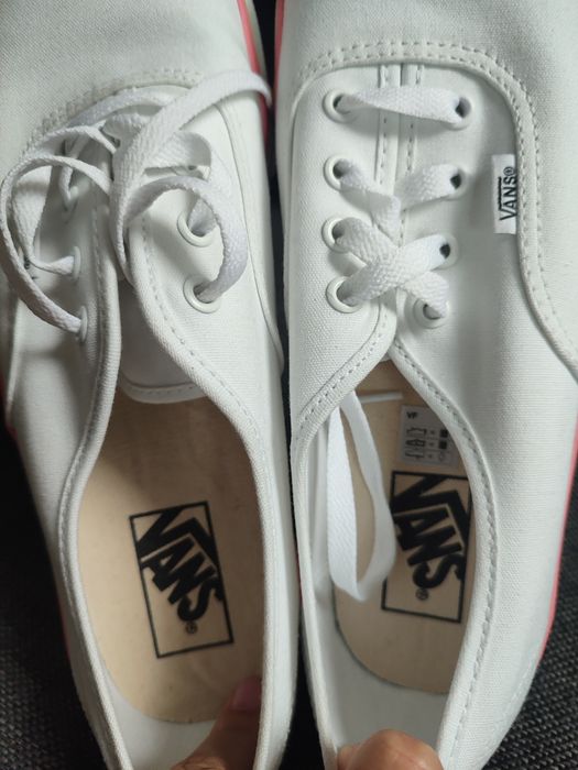 Vans authentic platform 2.0 białe trampki 42