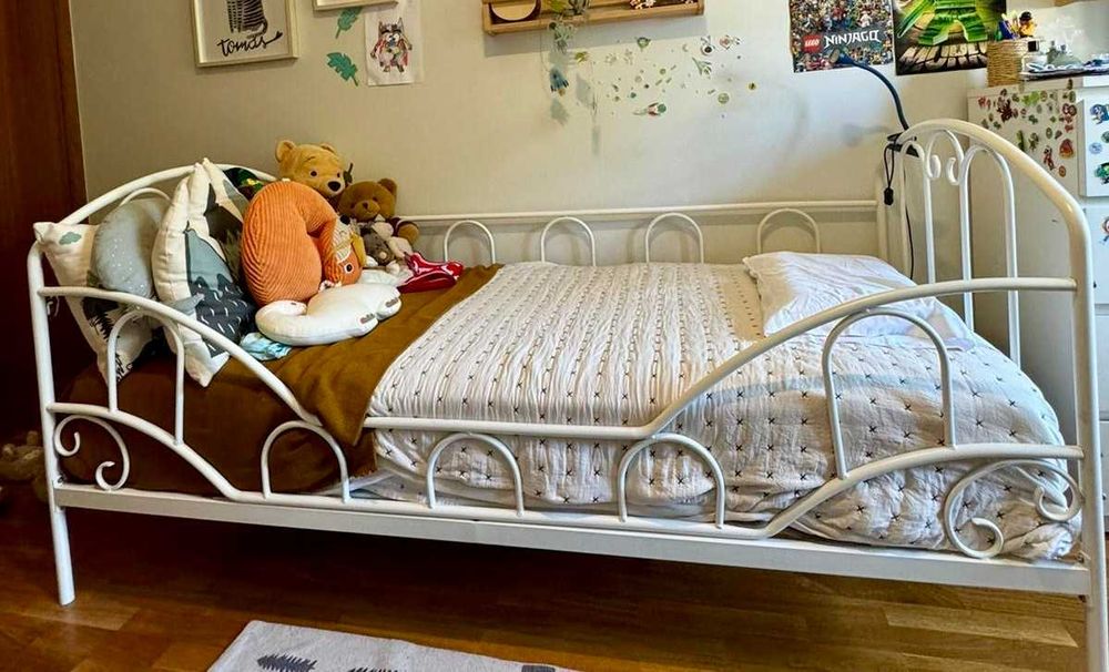 Cama solteiro + Colchão Pikolin 90 x 190 cm