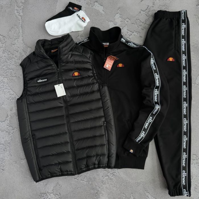 Чоловічий спортивний костюм еліс набір Ellesse [S-XXL] + шкарпетки!