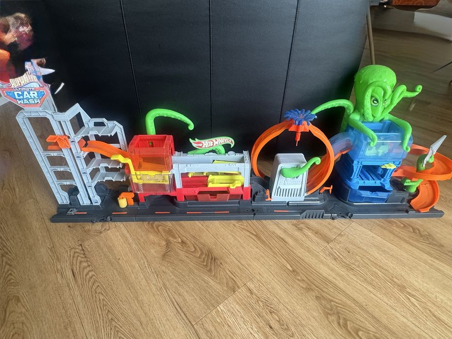 Hot wheels Lavagem de carros color do polvo