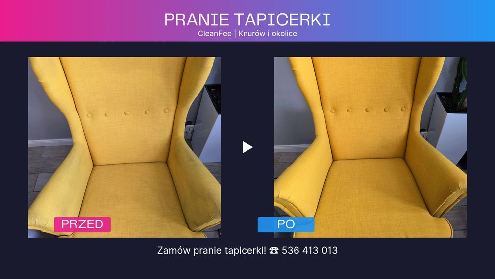 Pranie tapicerki