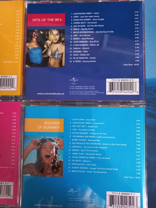 Składanka płyty cd Sounds of summer 4cd