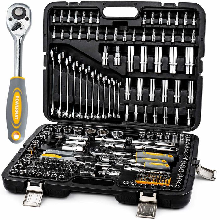 zestaw kluczy nasadowych 216el. 1/2" | 1/4" | 3/8" pm-zknb-216su-pro