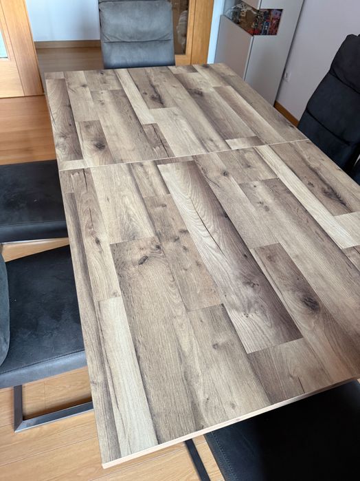 Mesa de jantar de 90x120cm/160cm