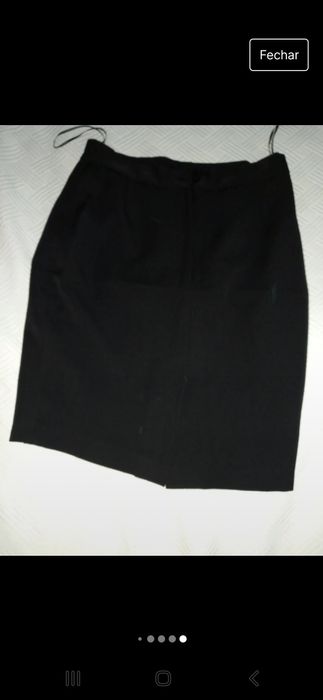 Conjunto Blazer e Saia Preto