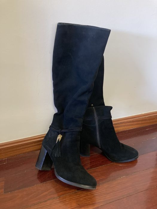 Botas altas de camurça Respect Yourself – tamanho 39
