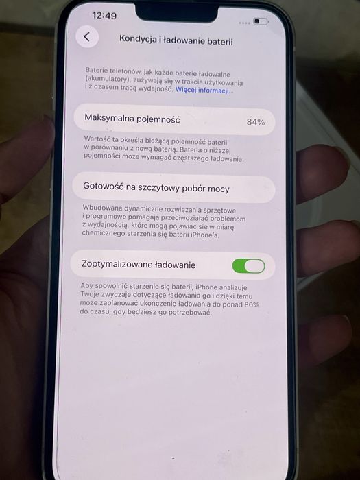 iPhone 14 Plus Biały Stan Bardzo Dobry