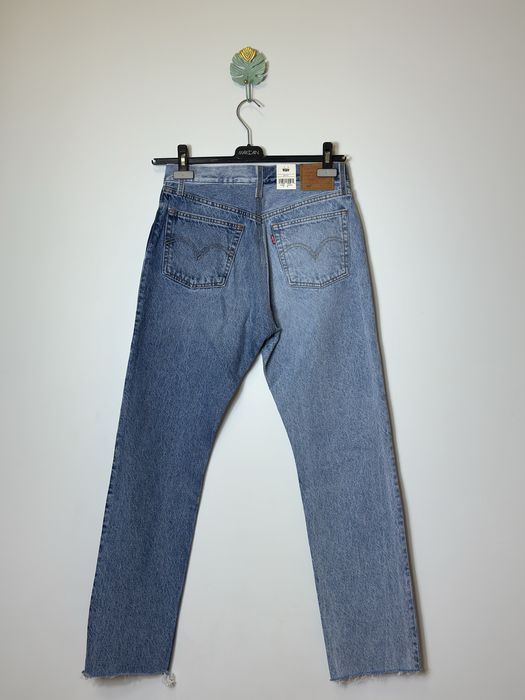 Блакитні levis левайс 501 голубые джинсы m l xl недорого