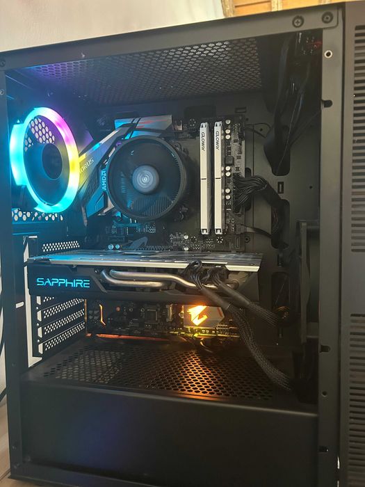 Pc gamer Ryzen 5500 (processador NOVO) 16gb RX580