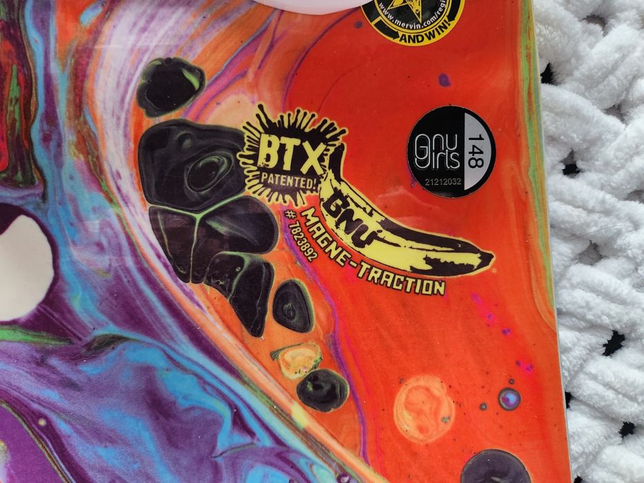 Сноуборд GNU B-Nice 148 з кріпленнями і чохлом Burton