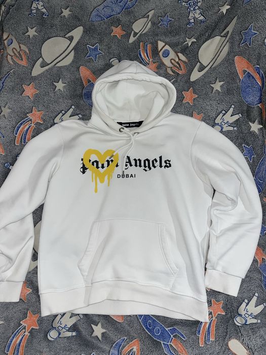 Biała bluza Palm Angels
