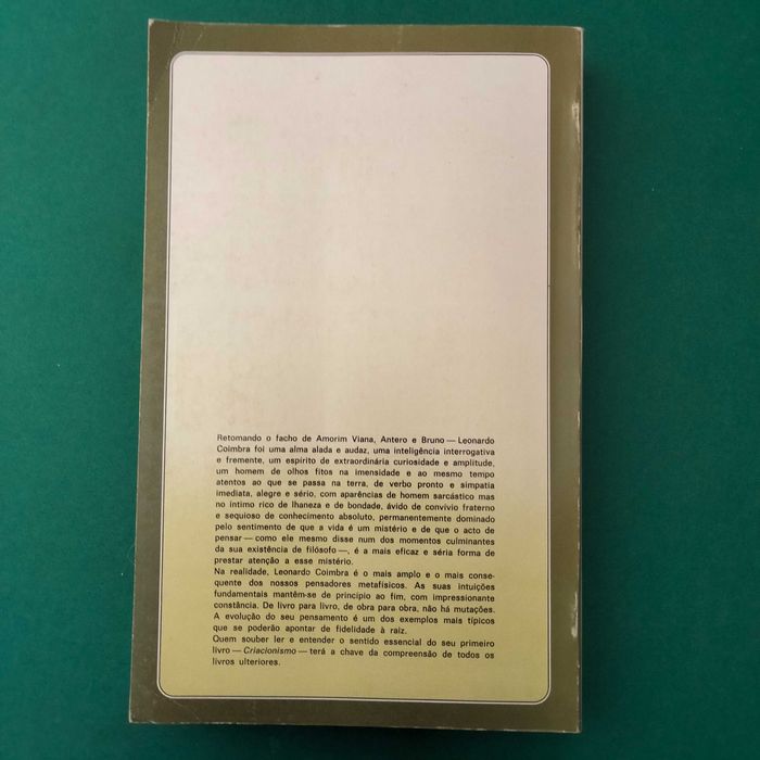 Leonardo Coimbra o Filósofo e o Tribuno - Sant'Anna Dionísio