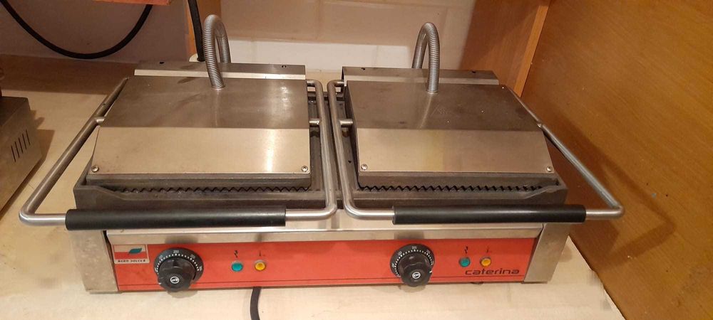 Grill kontaktowy Caterina – podwójny – STAN BARDZO DOBRY