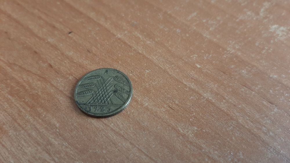Moneta 5 Reichspfennig 1925r A/stan BDB