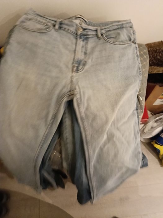 7 pares calça de ganga