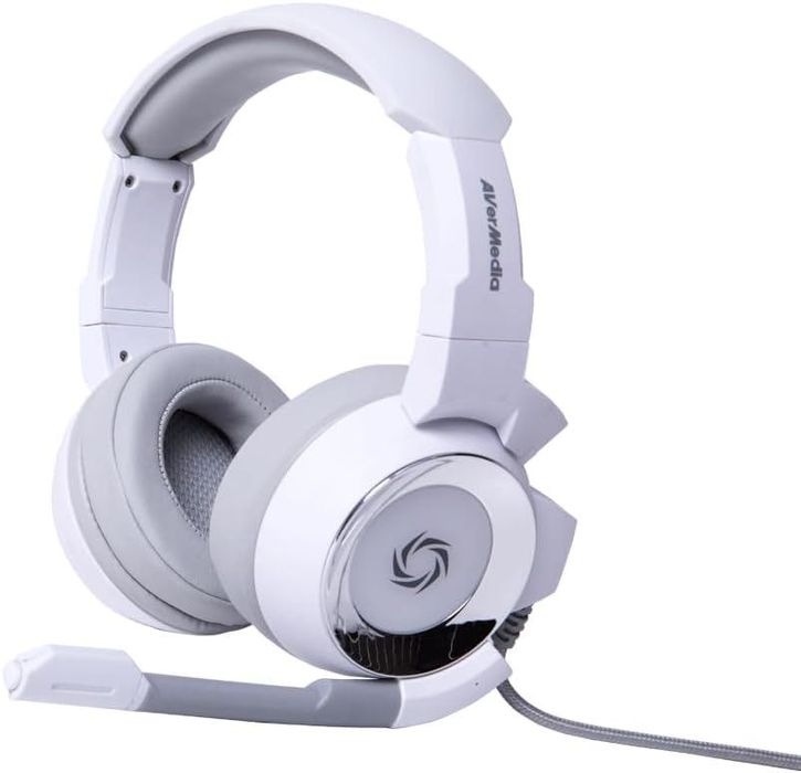 Стерео гарнітура AVerMedia SonicWave GH335 Навушники Input 3.5mm Білі