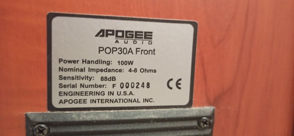 Hi-Fi комплект: Bark A-100-078 + Apogee Audio POP30A