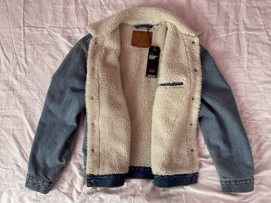 Куртка джинсова Levis шерпа весна демі