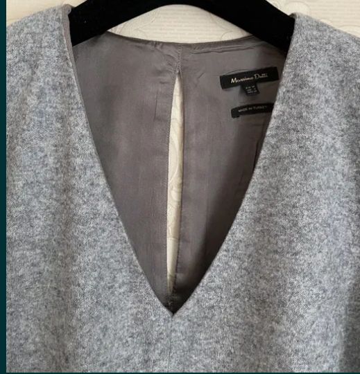 Платье massimo dutti трикотаж шерсть