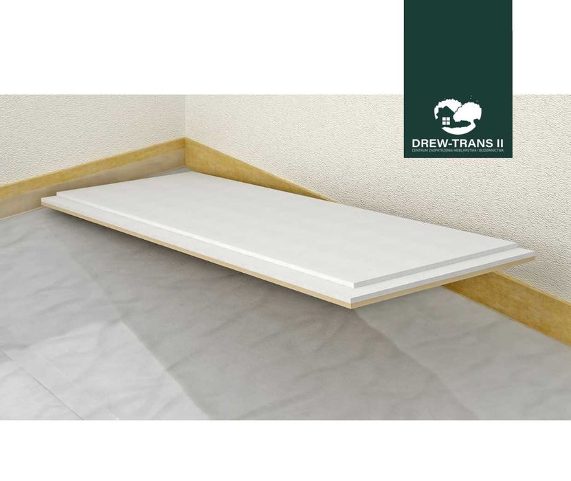 Systemy podłogowe Suchy jastrych Fermacell, płyty frezowane ogrzewanie