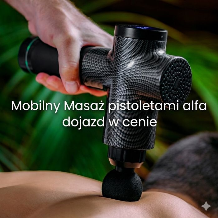 Mobilna Regeneracja: Masaż Sportowy Pistoletami ALFA +OlejekGoździkowy